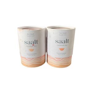 SAALT REUSABLE MESTRUAL DISC SUNSET CORAL SIZE SMALL BRAND NEW LOT OF 2
